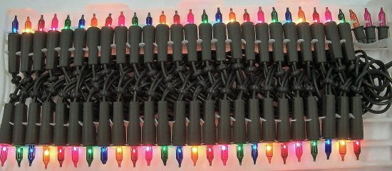 Bunte Lichterkette